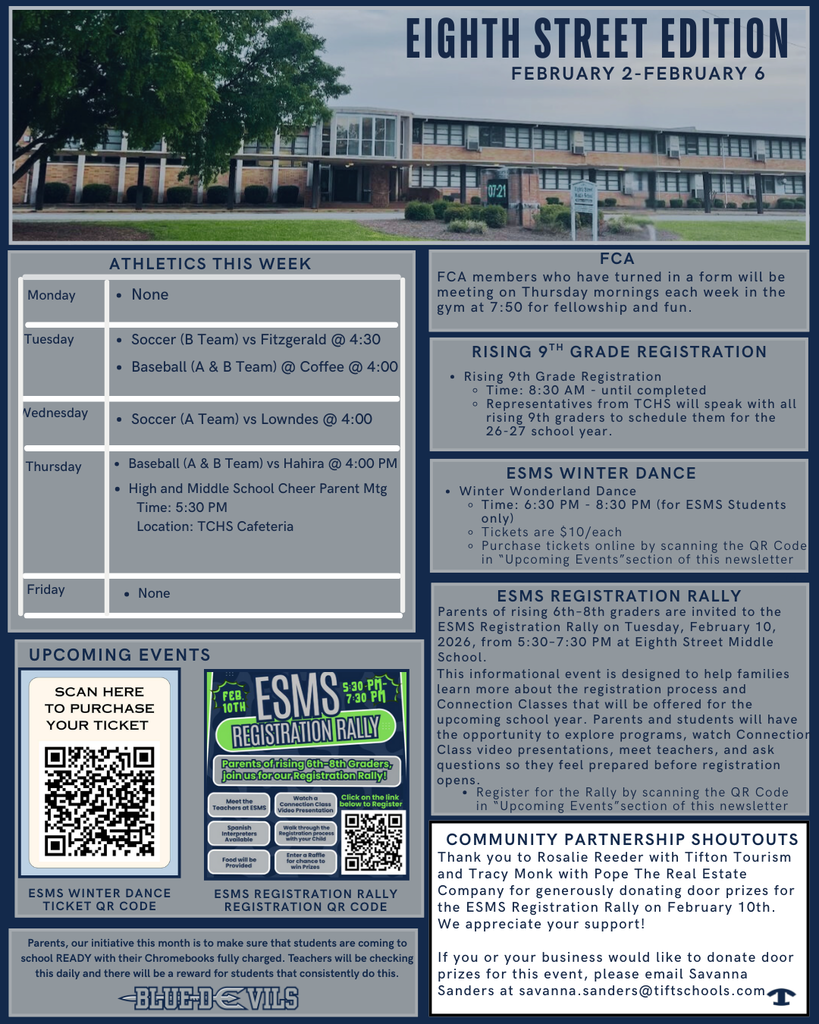 ESMS Eighth Edition Feb. 2 - Feb.6