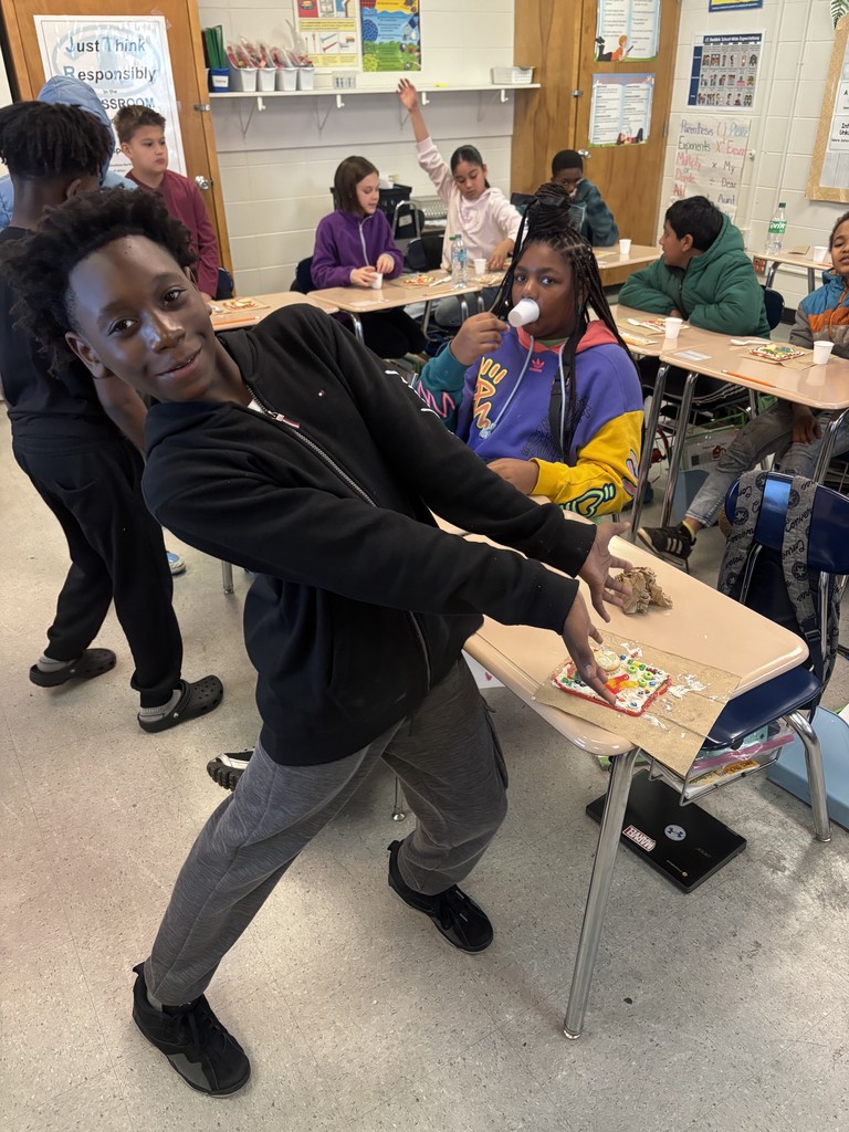 Students created edible cell models. 