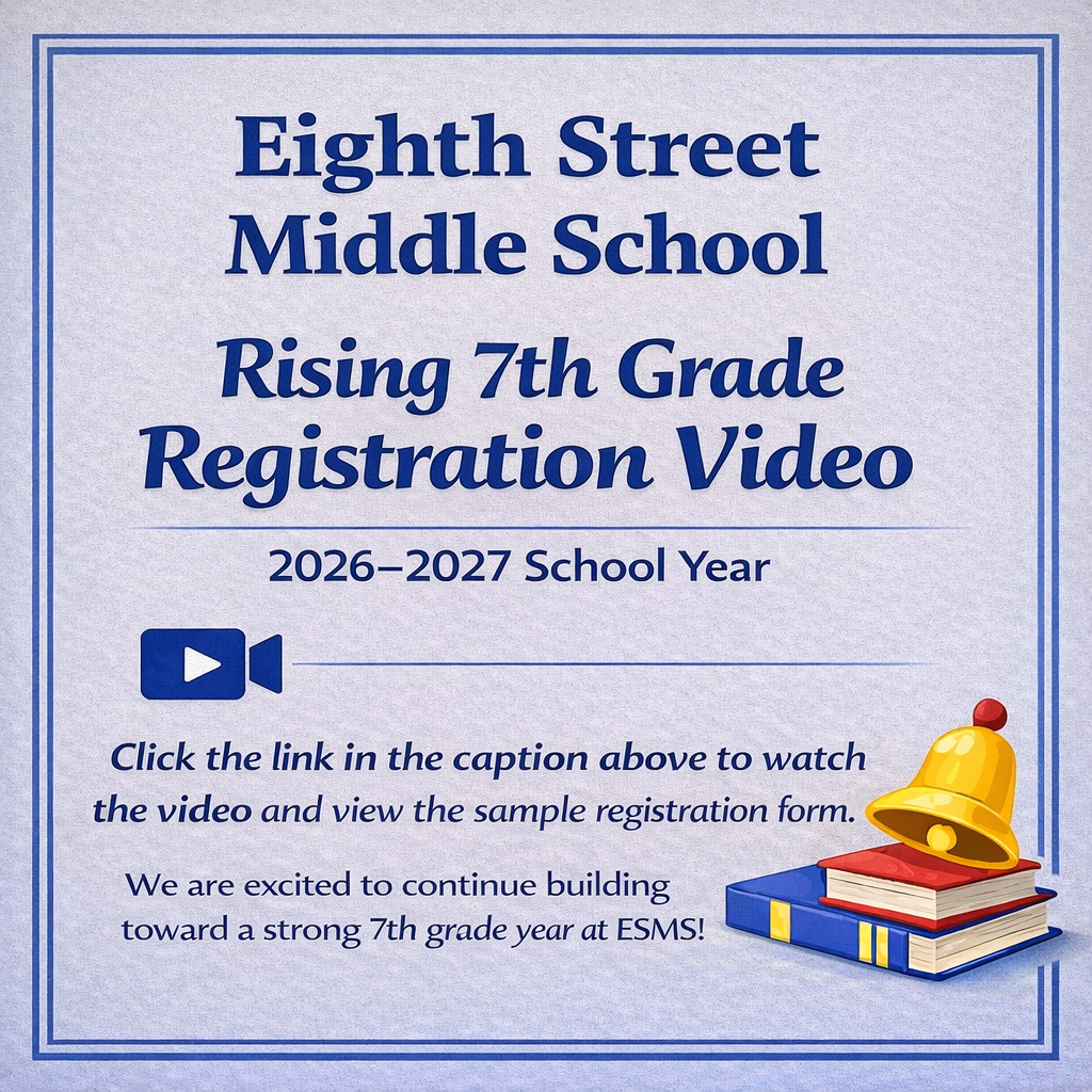Rising 7th Grade Registratin Video Graphic