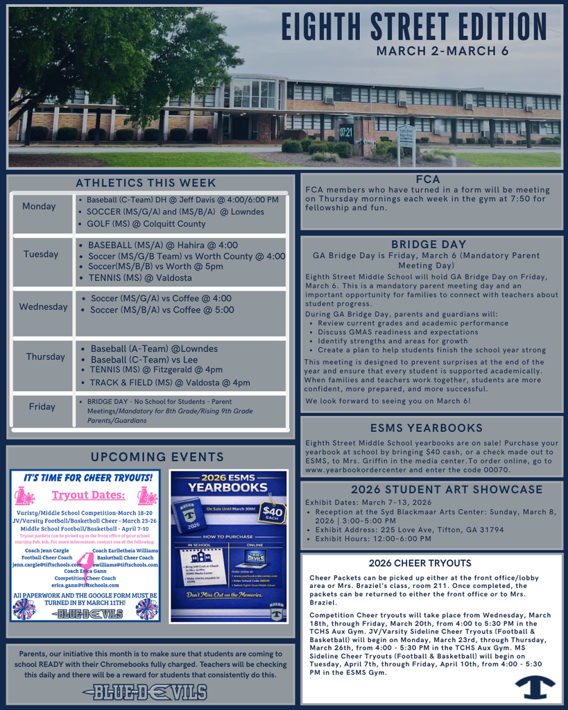 Eighth Street Edition March 2 - March 6