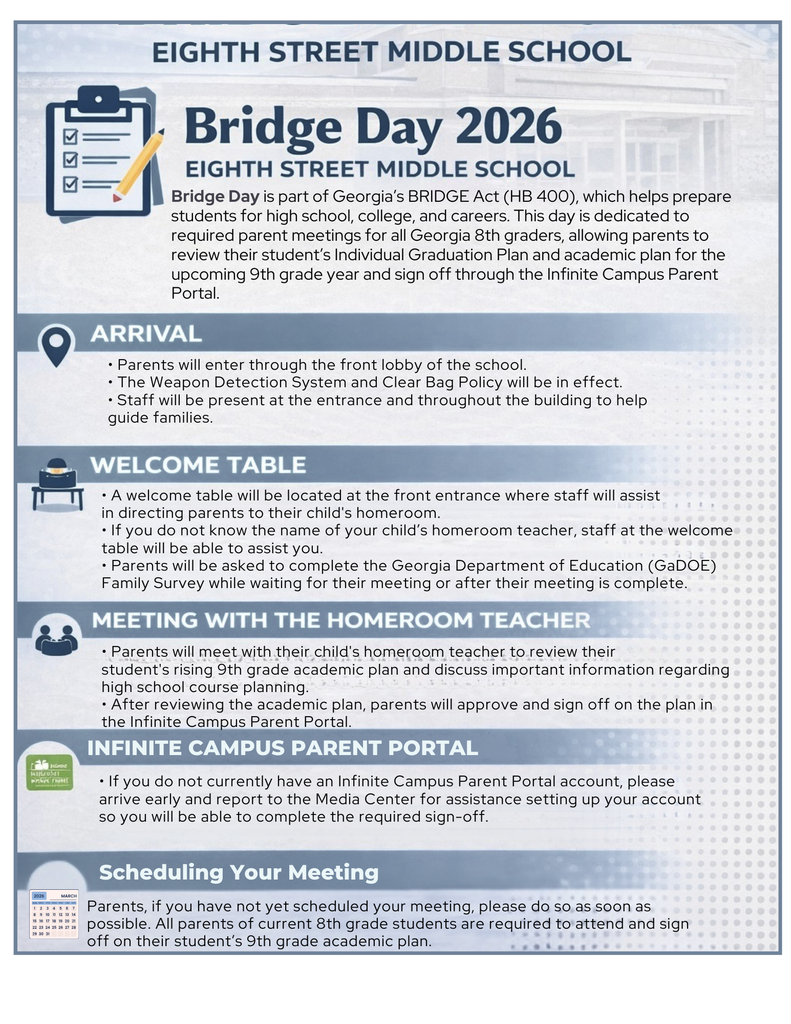 ESMS Bridge Day 2026