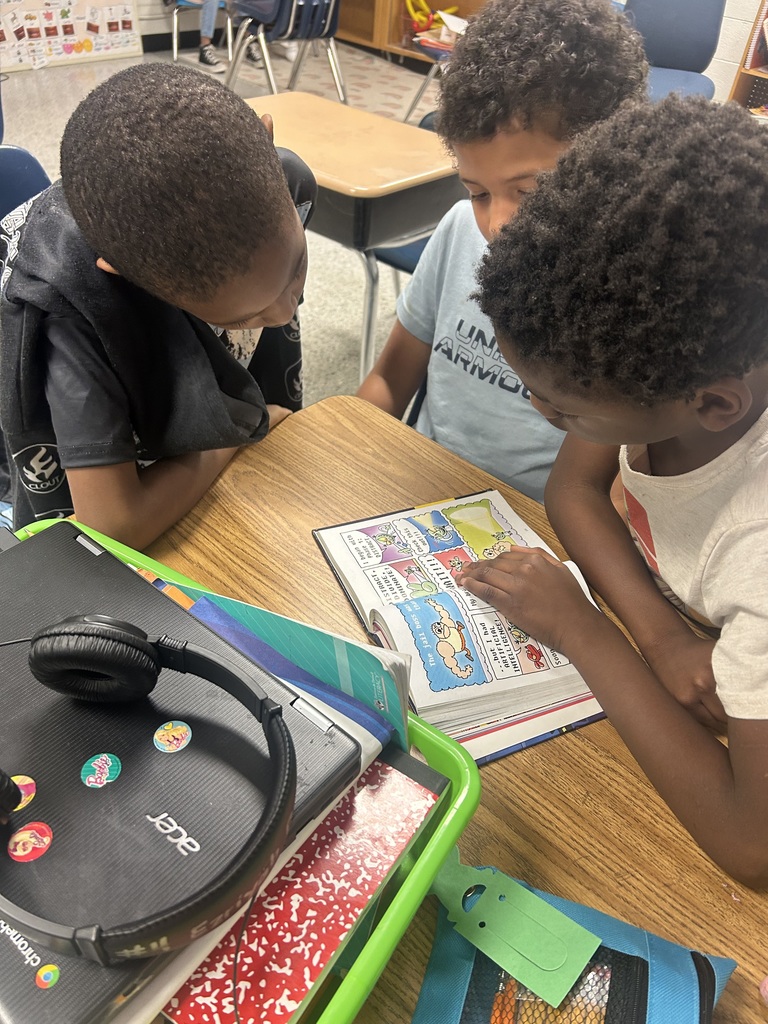 Reading with friends! 