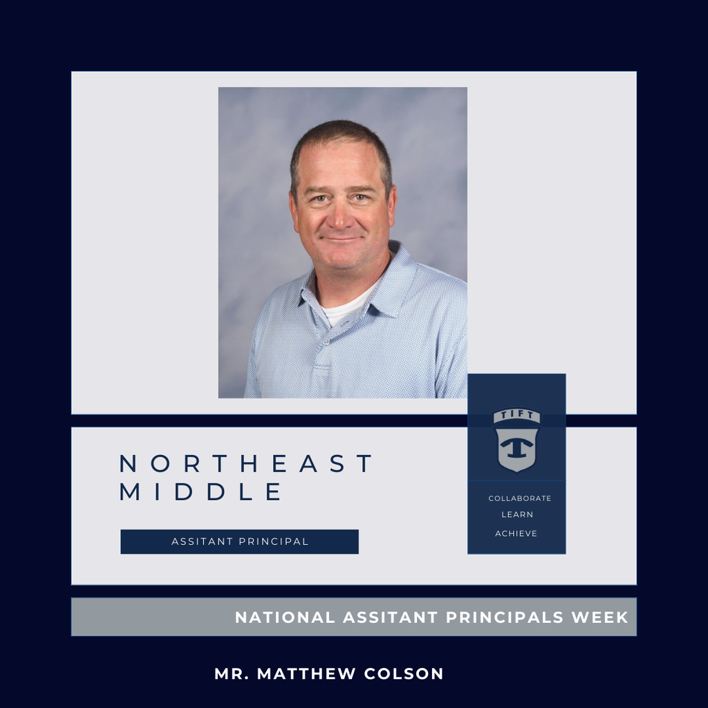 NATIONAL ASSISTANT PRINCIPALS WEEK - MR. COLSON