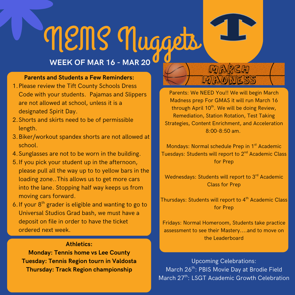 NEMS nuggets this week