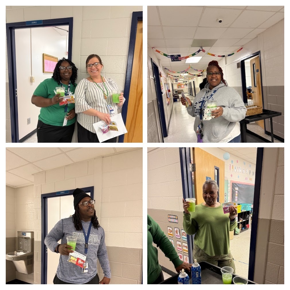 The Sunshine Committee added a touch of magic to everyone's day! Happy St. Patrick's Day!🍀🌈🪙💙 #wearejtr #4theT 