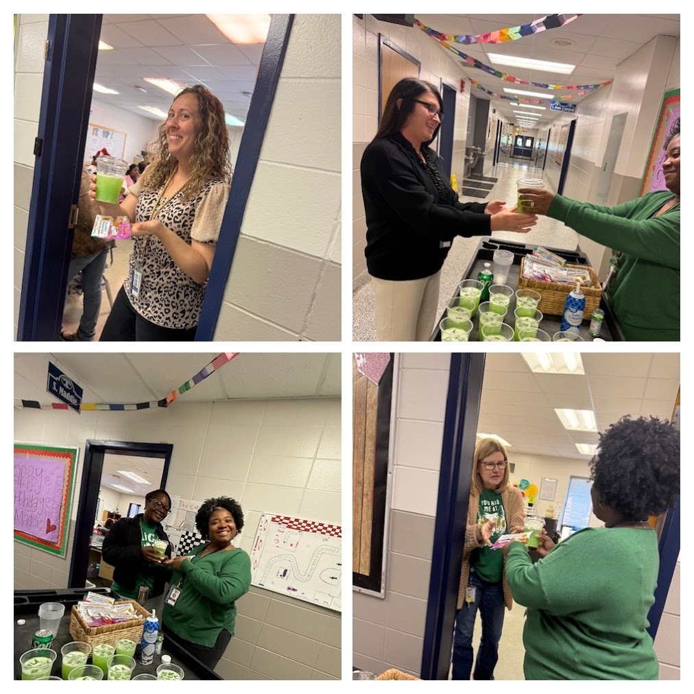 The Sunshine Committee added a touch of magic to everyone's day! Happy St. Patrick's Day!🍀🌈🪙💙 #wearejtr #4theT 