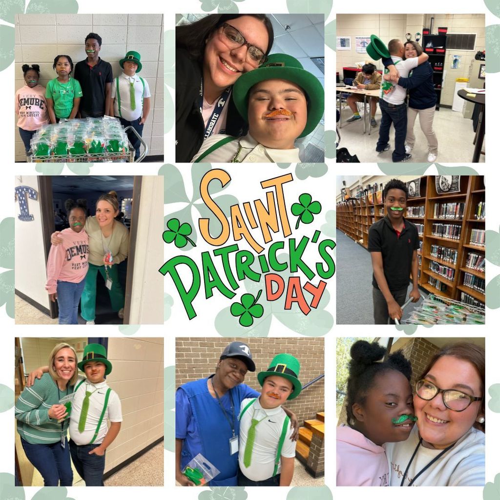 special hearts class on St. Patrick's Day