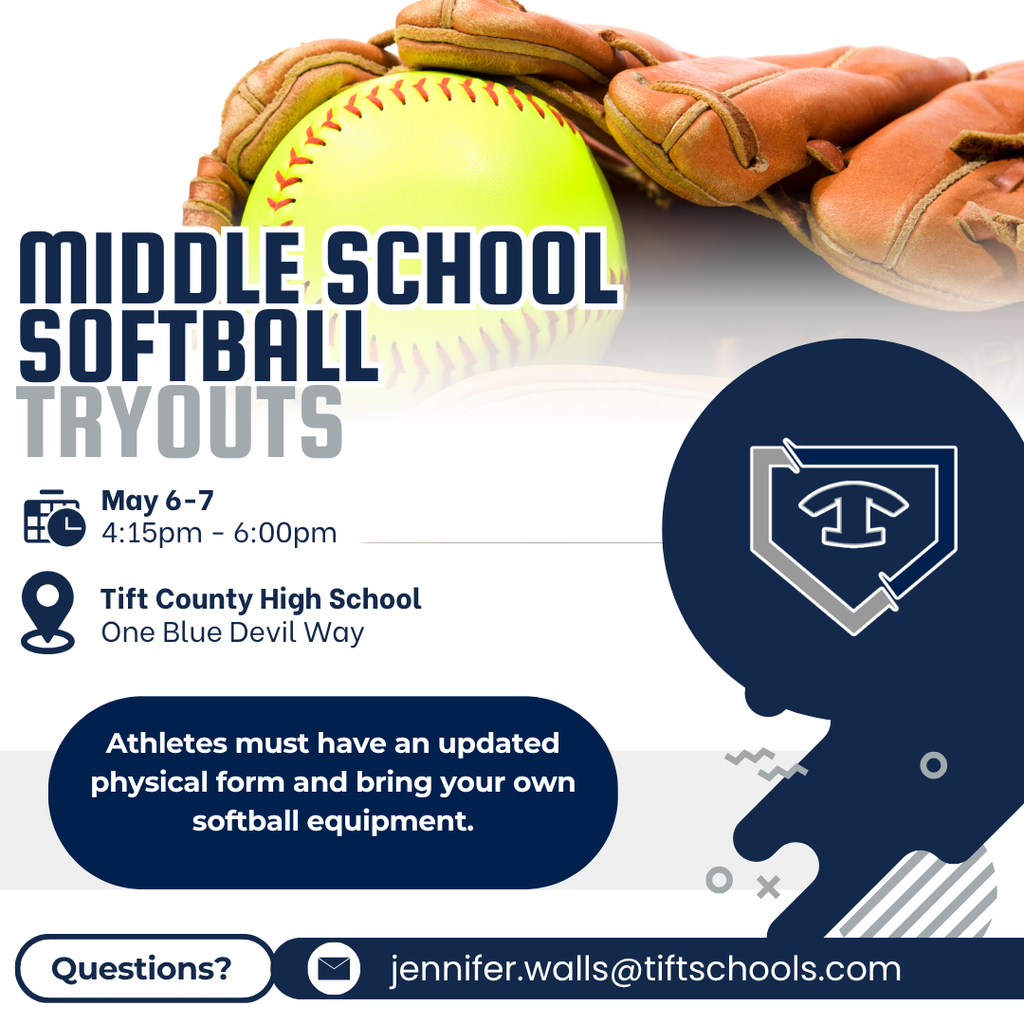Middle School Softball Tryouts