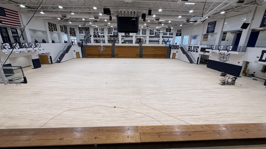 TCHS Gym Floor Refinishing