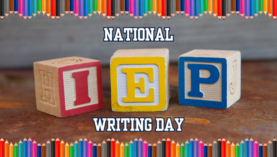 IEP Writing Day