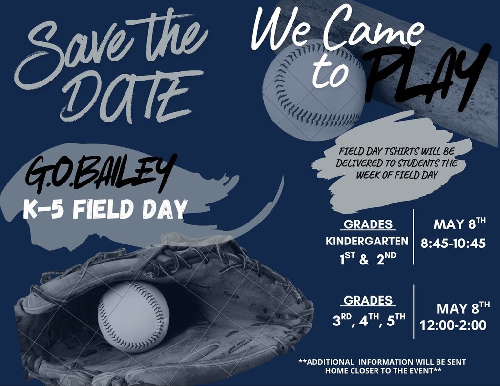 Save the date- Field Day