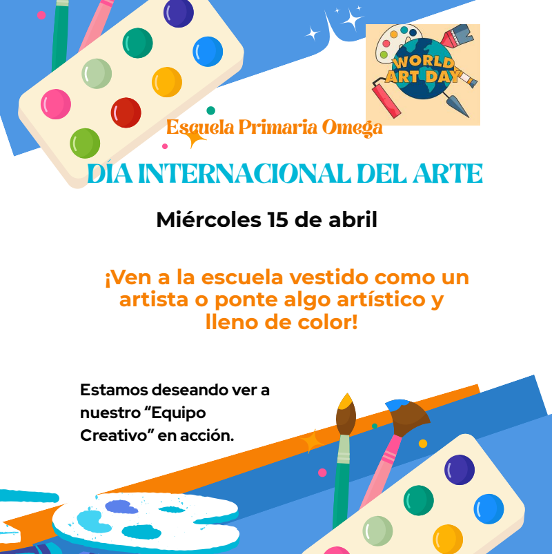 World Art Day Flyer - Spanish