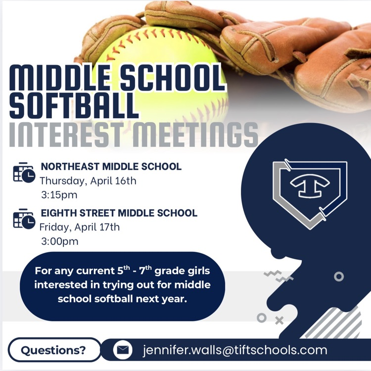 middle school softball meeting 