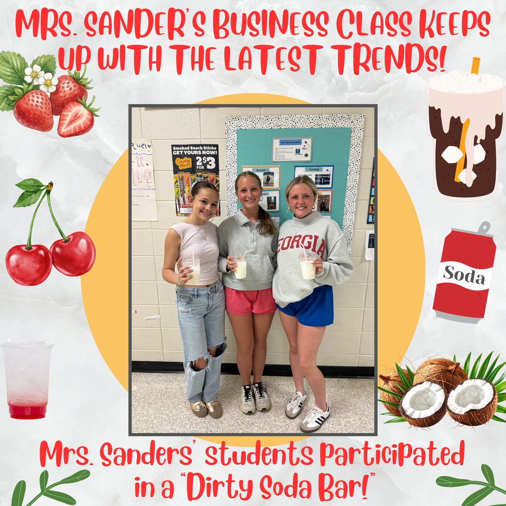 Dirty Soda Bar in CTAE Business Class