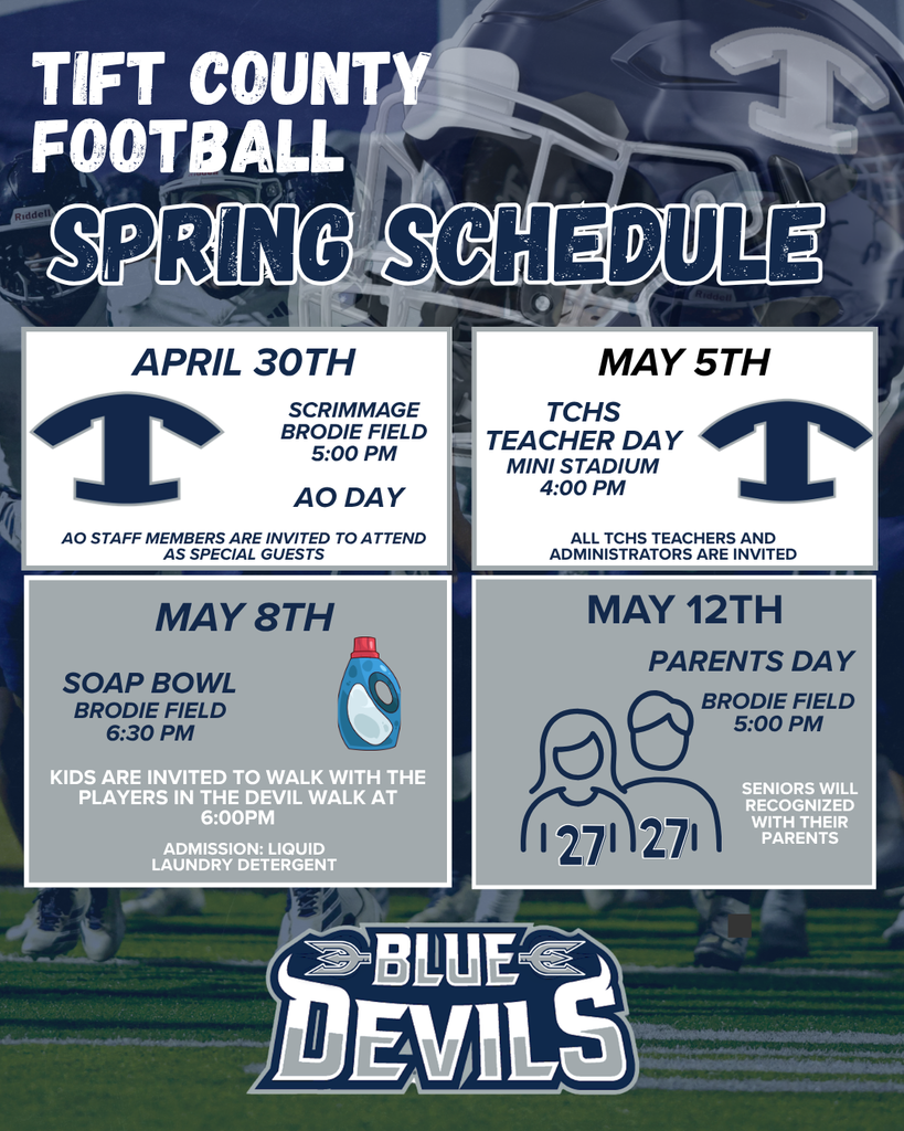 Spring Football Schedule