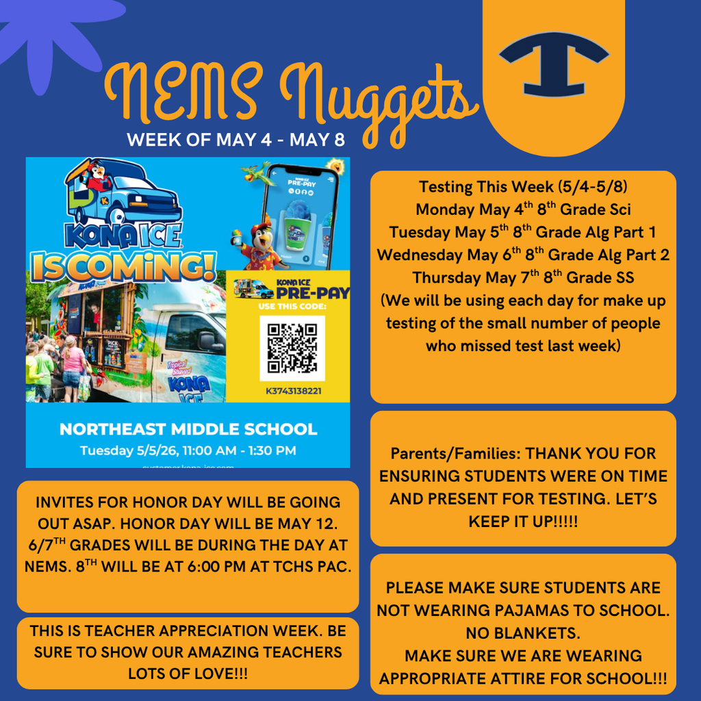 wEEK OF MAY 4