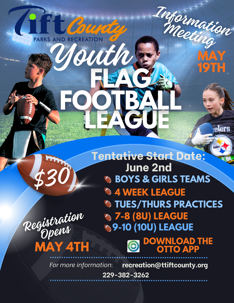 TCRD Flag Football League
