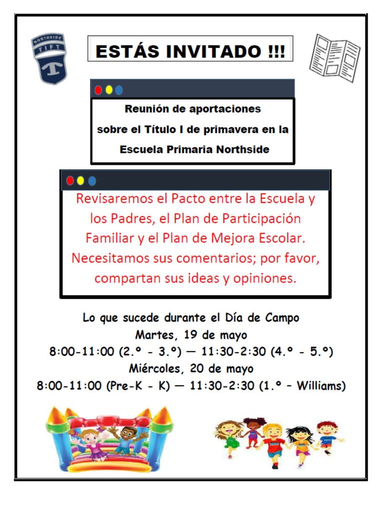 Spring Title I Input Meeting (Spanish)