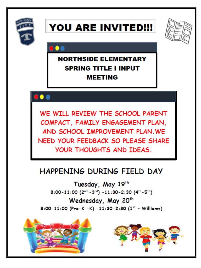 Spring Title I Input Meeting (English)