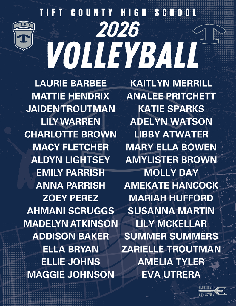 TCHS Volleyball Roster