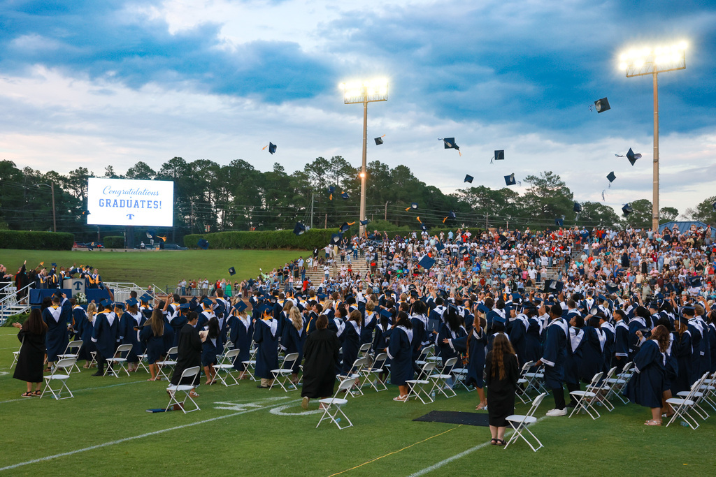 Graduation Cap Toss