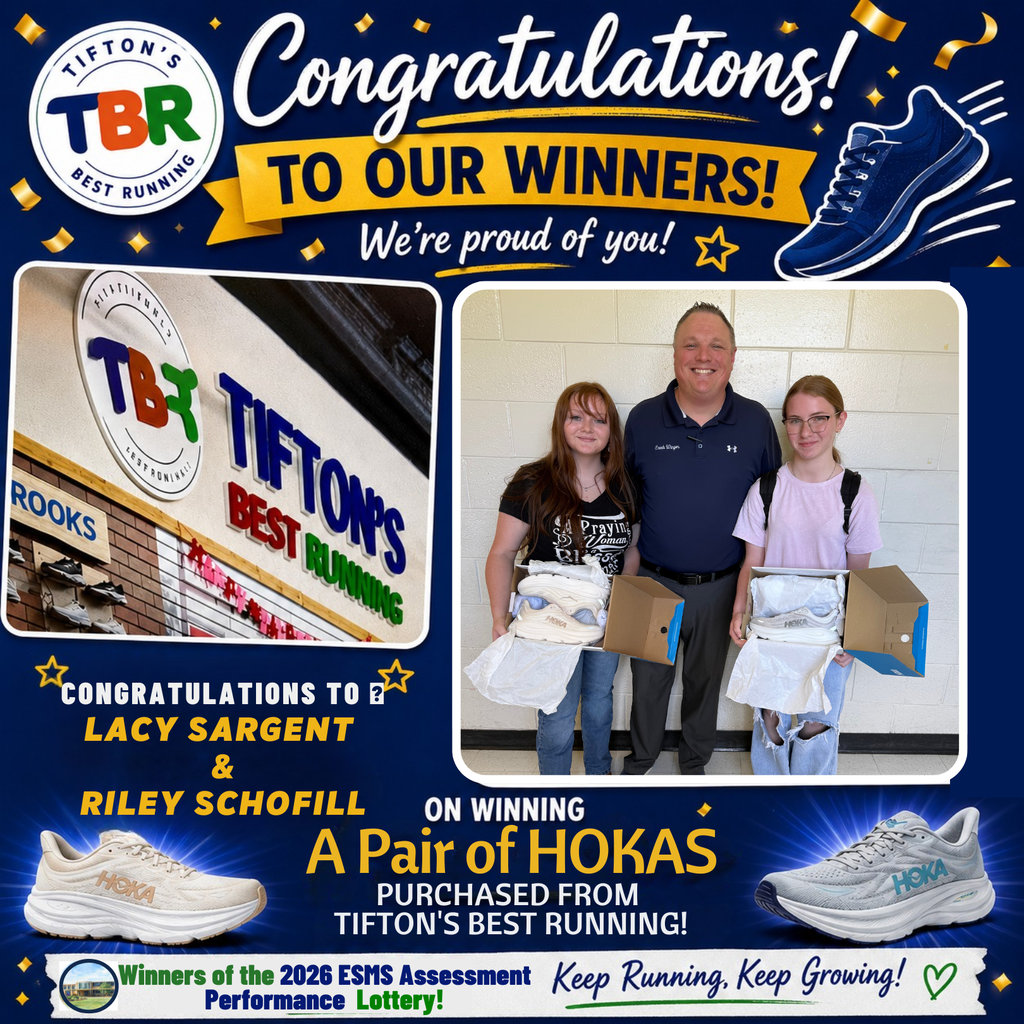 2026 ESMS Assessment Performance Lottery Winners Girls