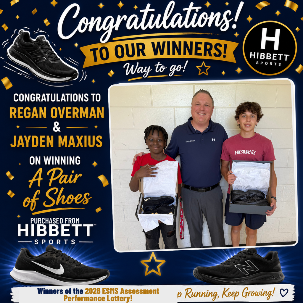 2026 ESMS Assessment Performance Lottery Winners Boys