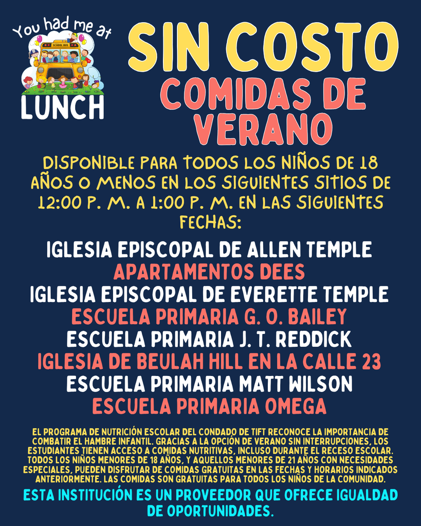 Walk Up Locations (Spanish)
