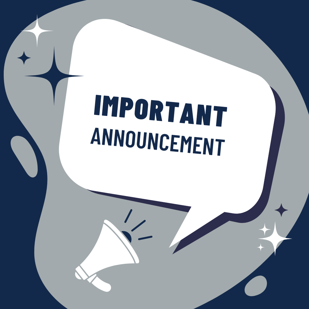 Important Announcement Graphic