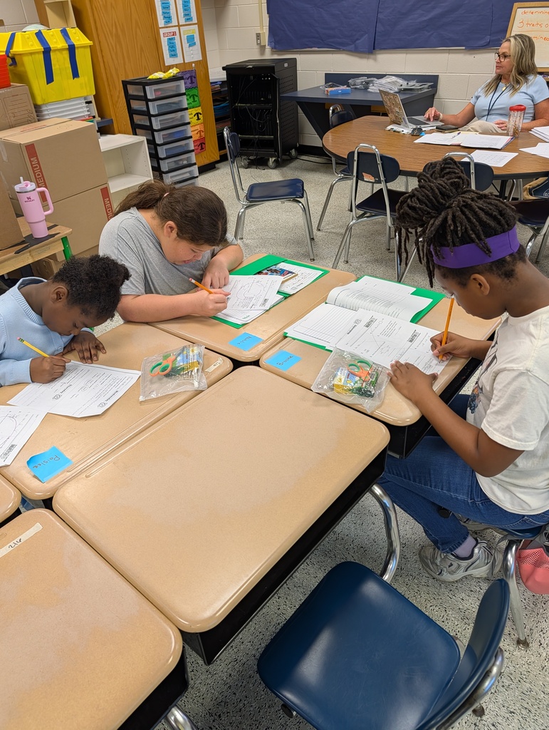 Students working hard during Summer Learning.