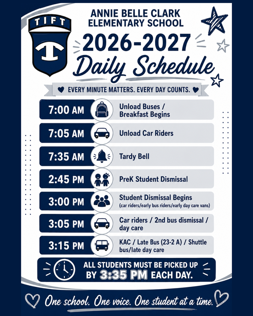 2026-2027 ABCE Daily Schedule