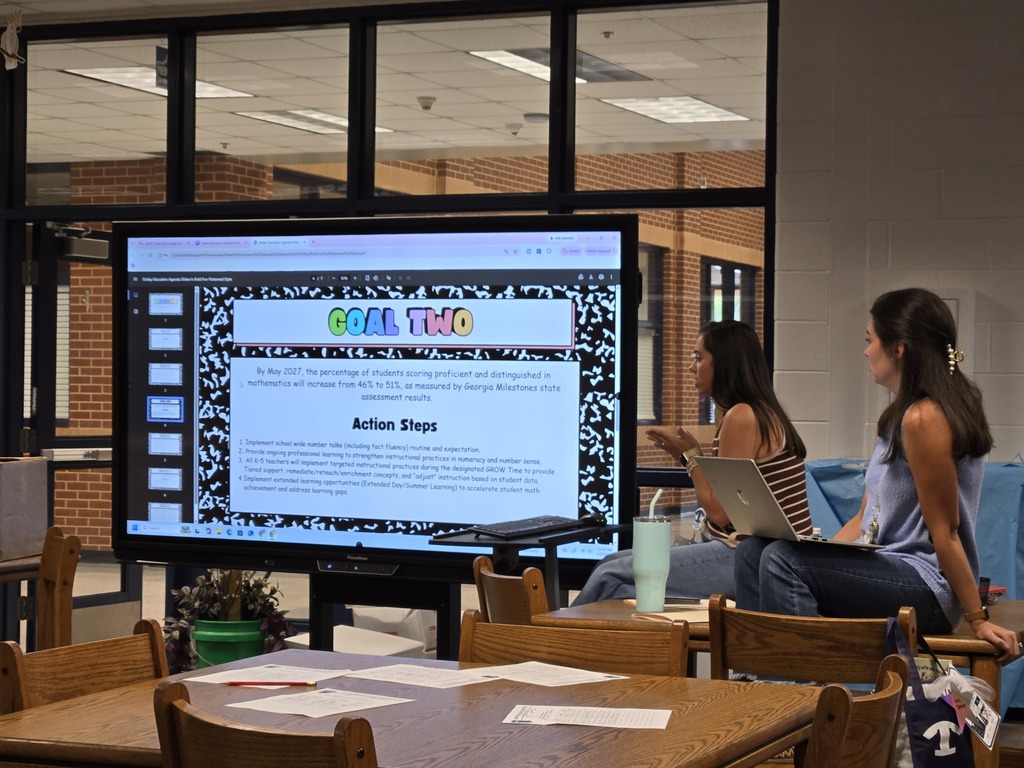 Teachers preparing for the school year.