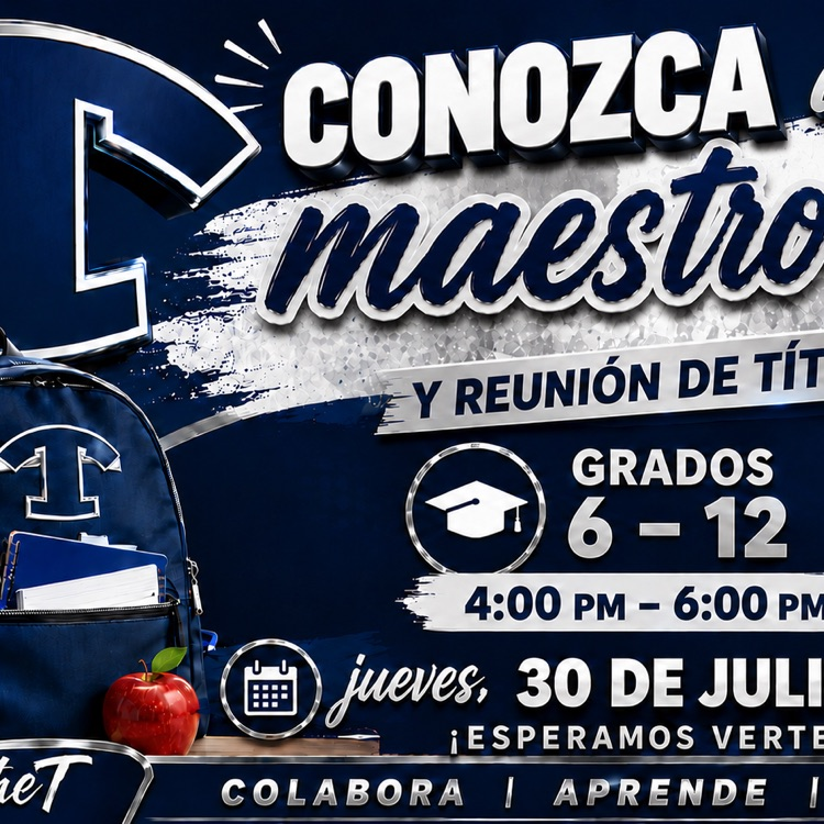 meet the teacher flyer- Spanish