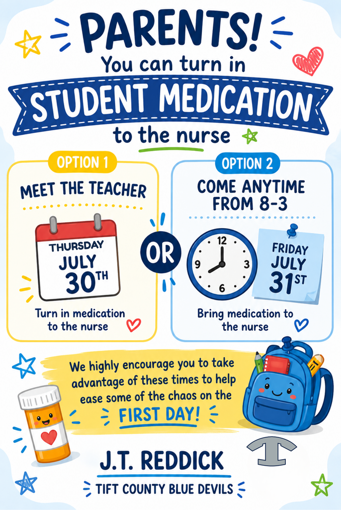 Drop off medication!