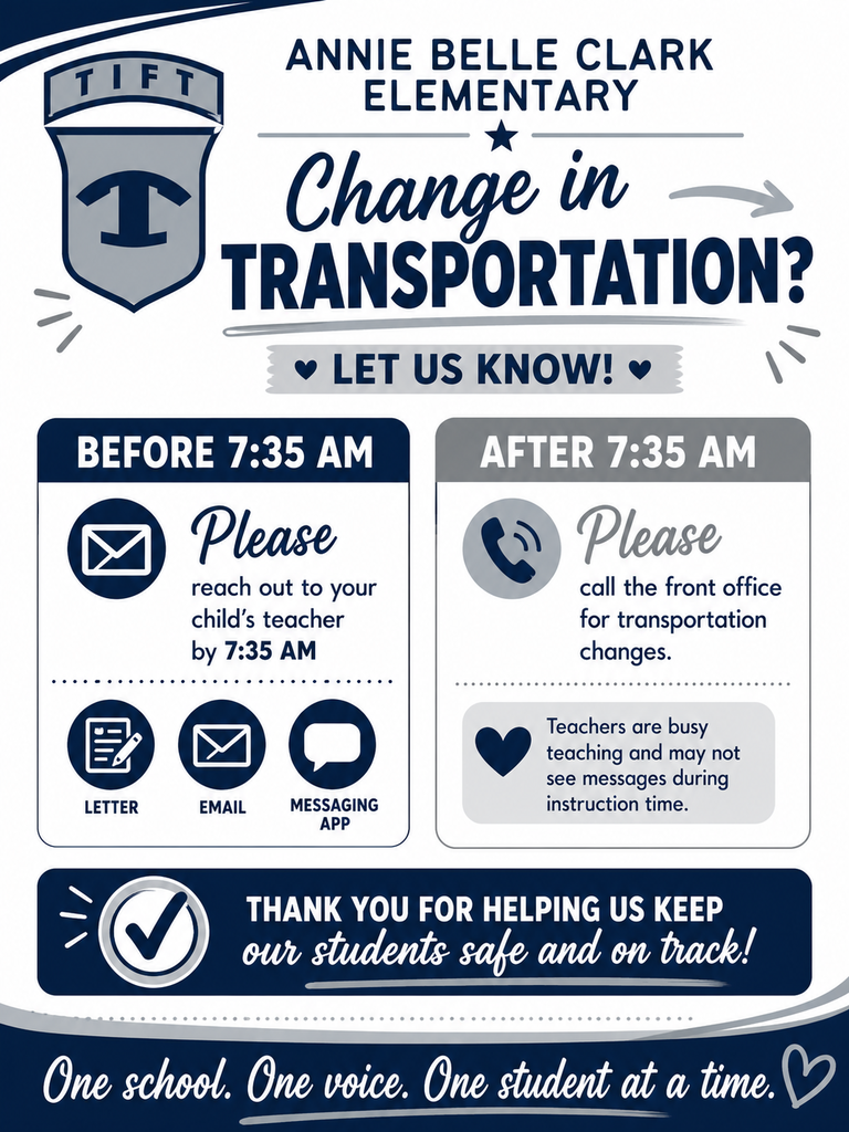 Student transportation changes protocol.