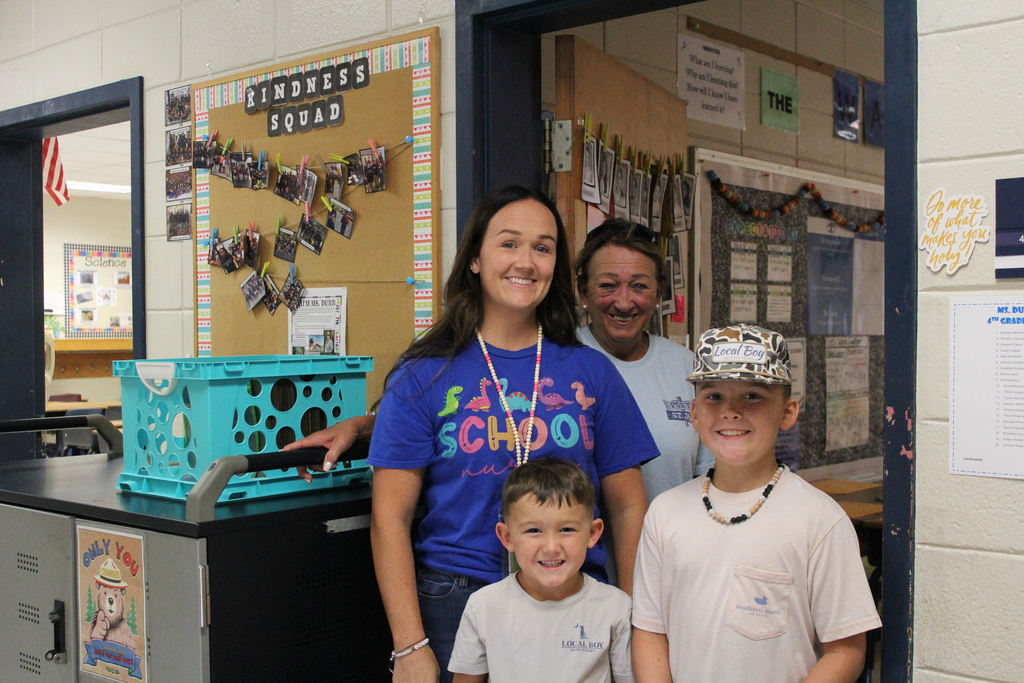 Familes and staff at Meet the Teacher Night.