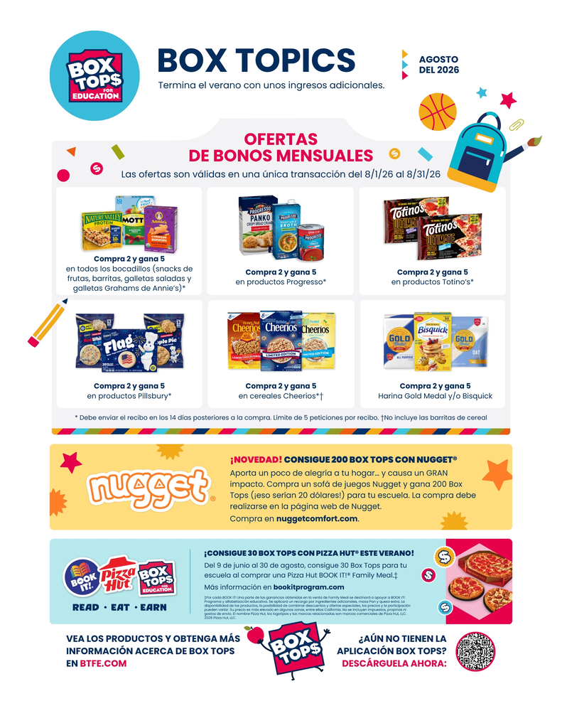 August Box Topics Spanish