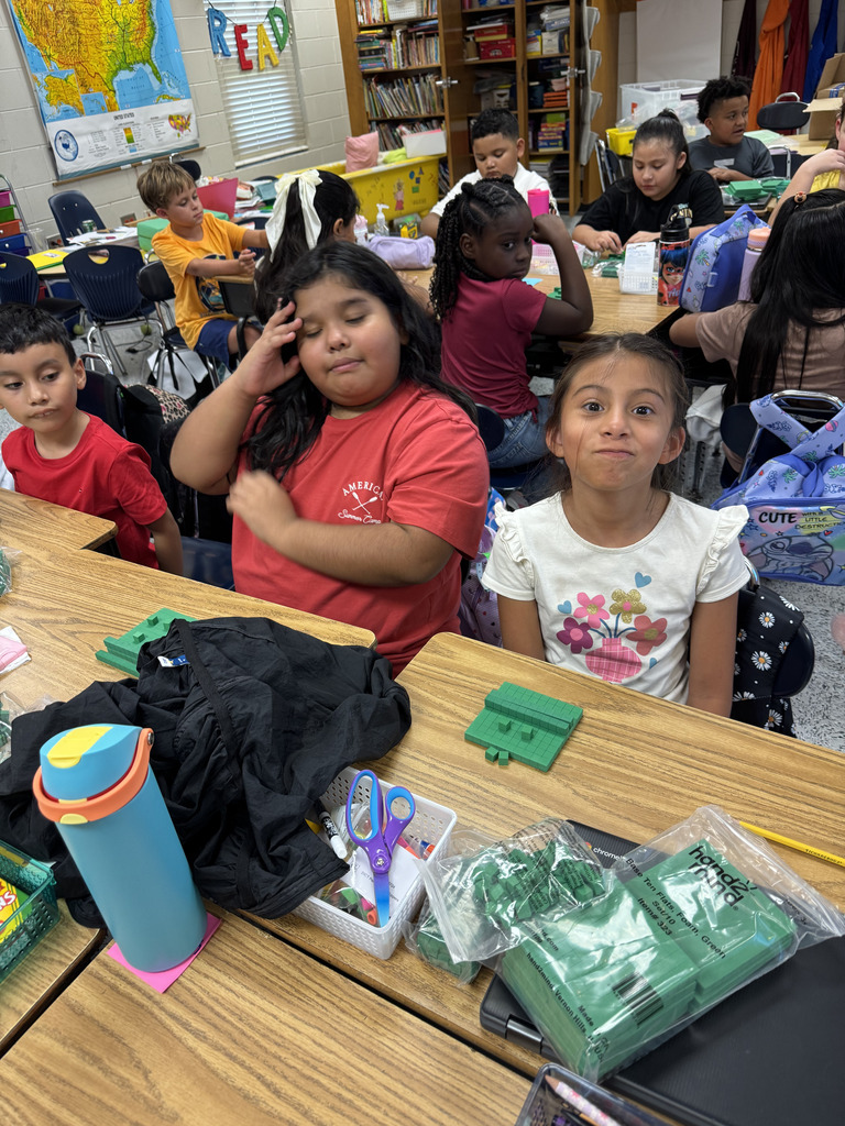 3rd grade students combining place value and creativity. 