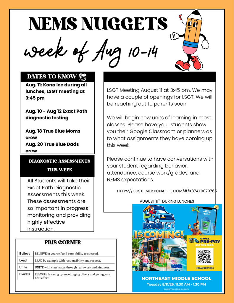 NEMS NUGGETS WEEK OF AUGUST 10