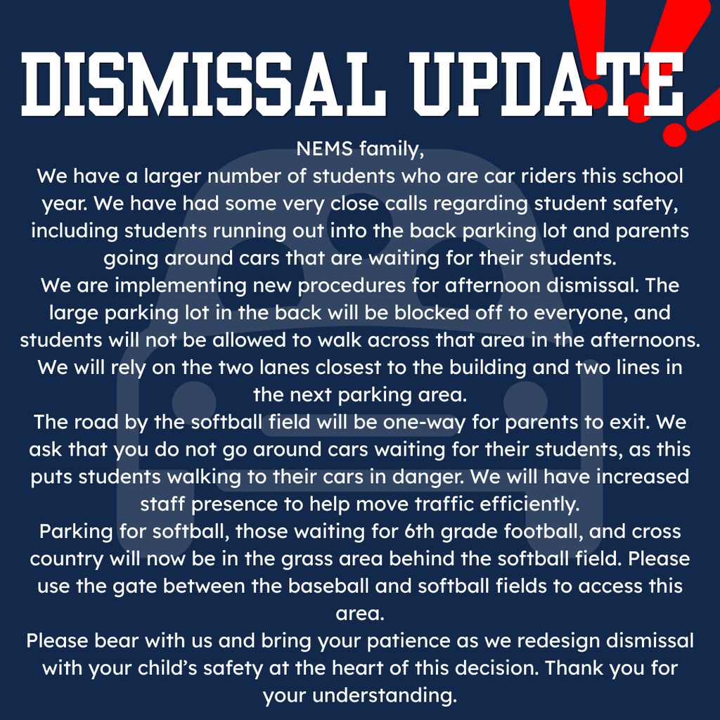NEMS DISMISSAL UPDATE