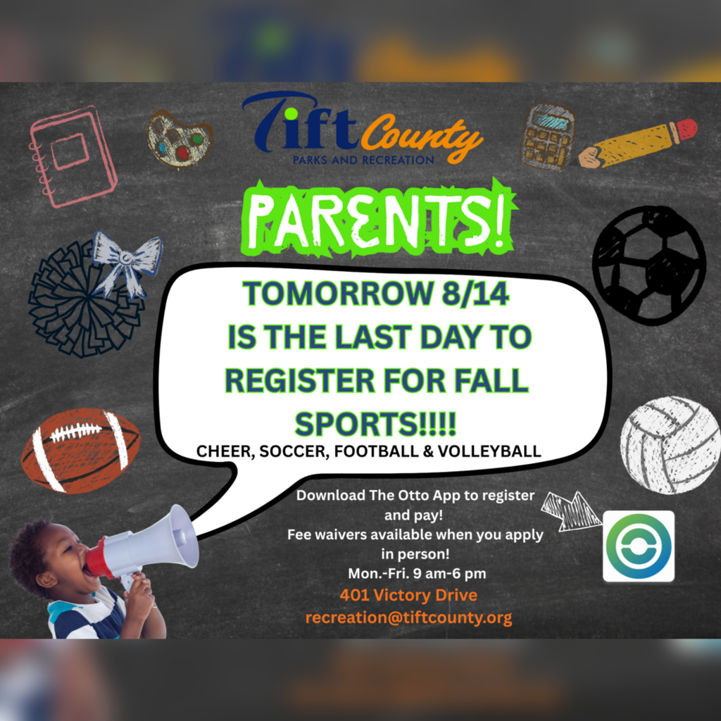 Last Day to Register