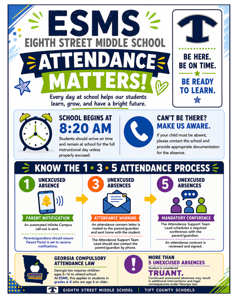 Please make sure to review the new Attendance Policy  attached.