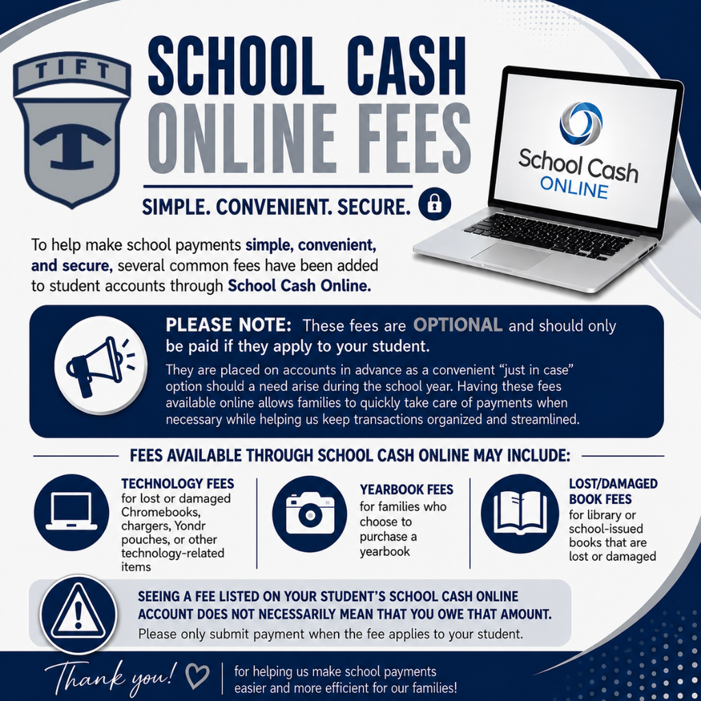 NEMS SCHOOL CASH ONLINE FEES