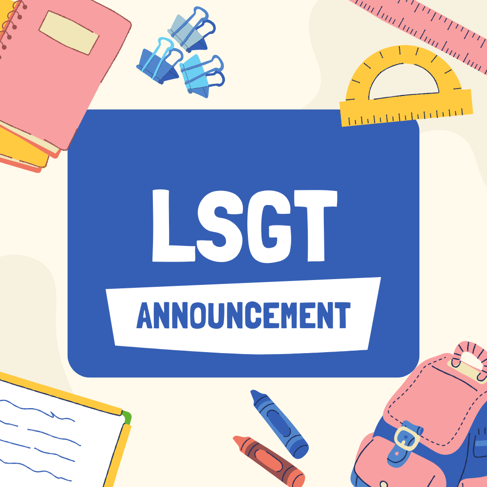 LSGT announcement flyer