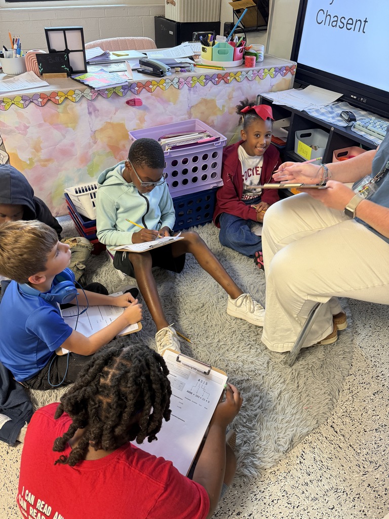 Ms. Ball’s class is working hard to review addition strategies in different math stations! Students are practicing multiple problem-solving strategies, collaborating with classmates, and building confidence as they strengthen their math skills. 💙➕ #wearejtr #4theT 