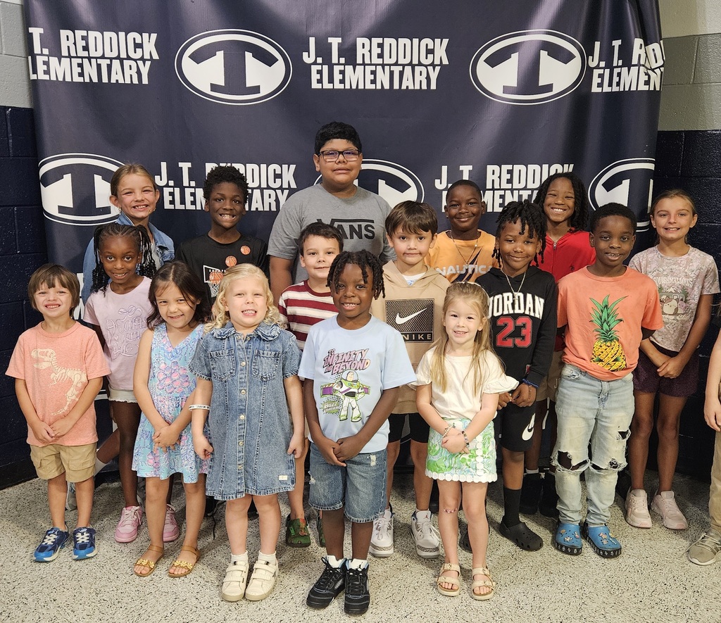 Congratulations to our August Students of the Month! 🎉 We are so proud to celebrate these outstanding students for their hard work, positive attitudes, and leadership. They have shown what it means to be role models in and out of the classroom. Way to go! Keep shining and making J.T. Reddick proud! #wearejtr #4the