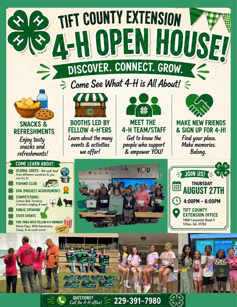 4H Open House Flyer