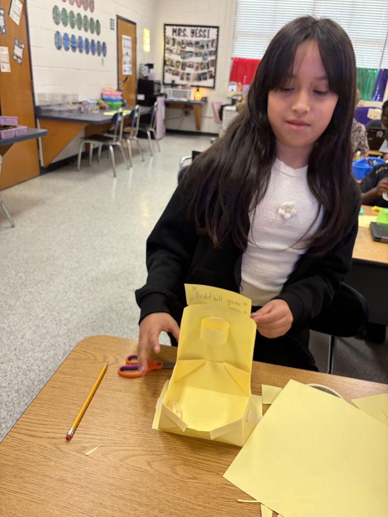 Students made a box and turned it into something else in STEM!