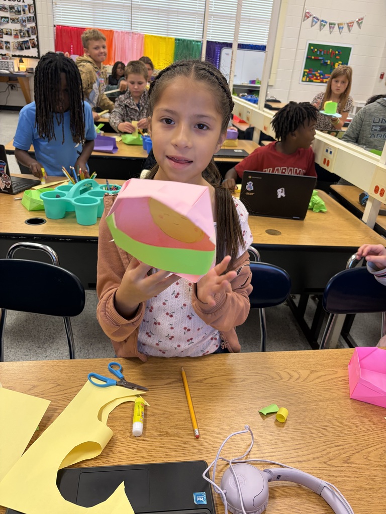 Students made a box and turned it into something else in STEM!