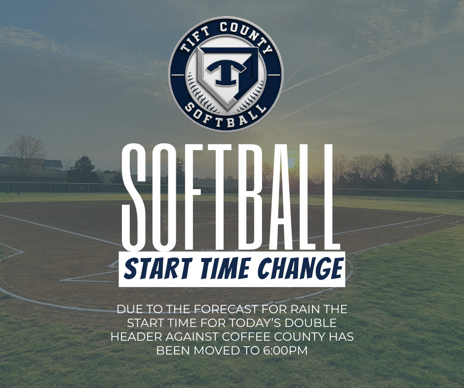 Softball game time change